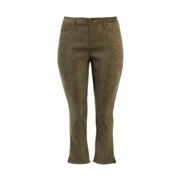 NWT Womens Plus Size 16W NYDJ Alina Side Slit Stretch Skinny Ankle Crop Jean NEW - Picture 4 of 5